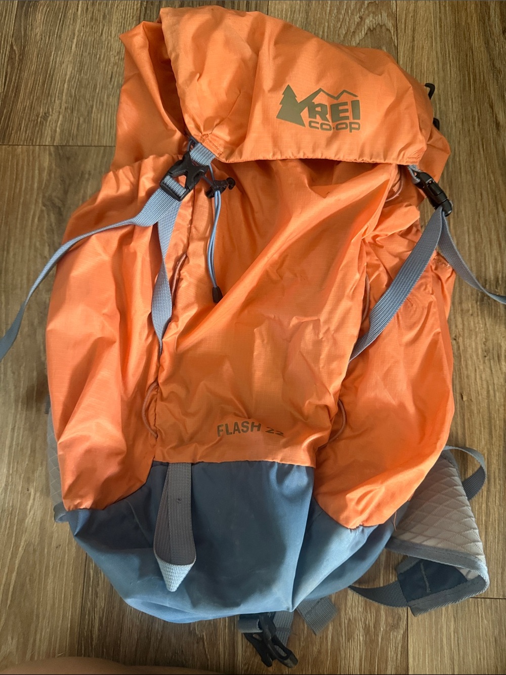REI Orange and Gray Flash 22 Daypack